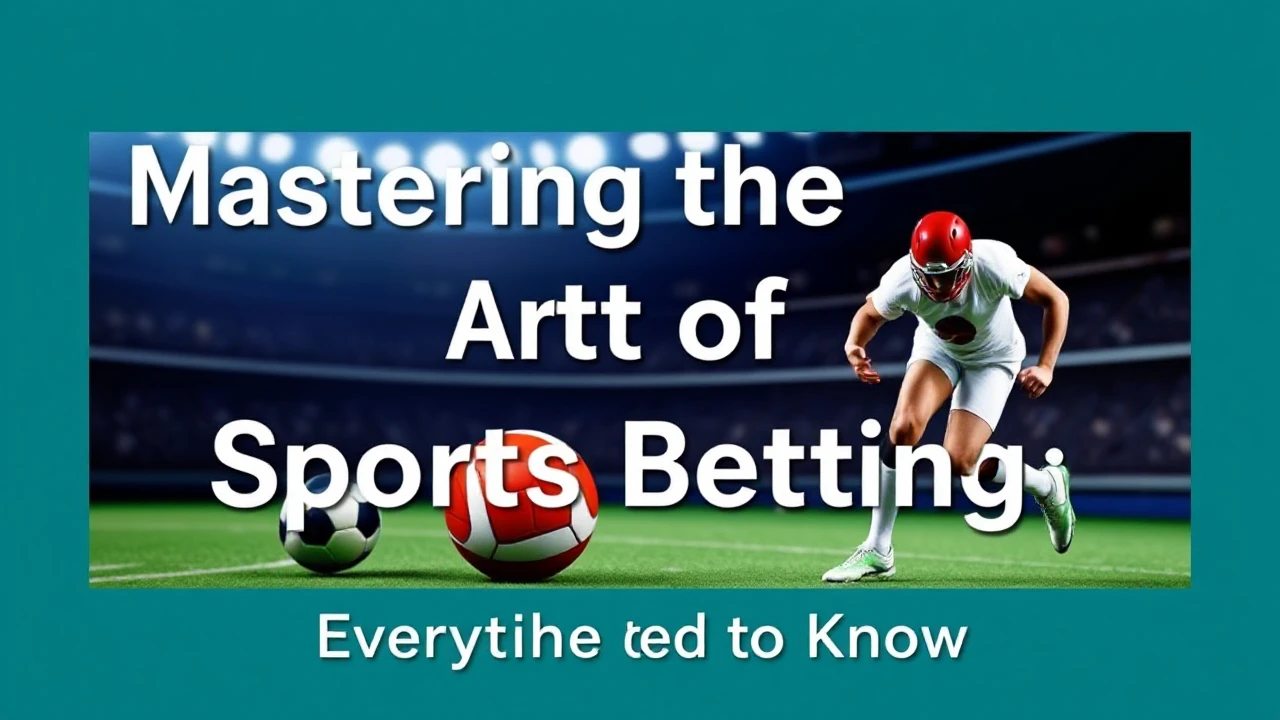 Mastering the Art of Sports Betting: Everything You Need to Know